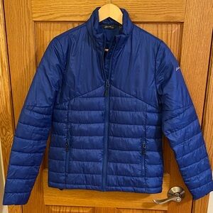 Eddie Bauer Women’s Cobalt Blue Quilted Jacket XS